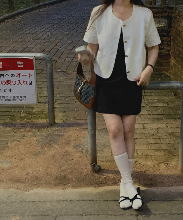 シースルーサマーリブソックス IVORY