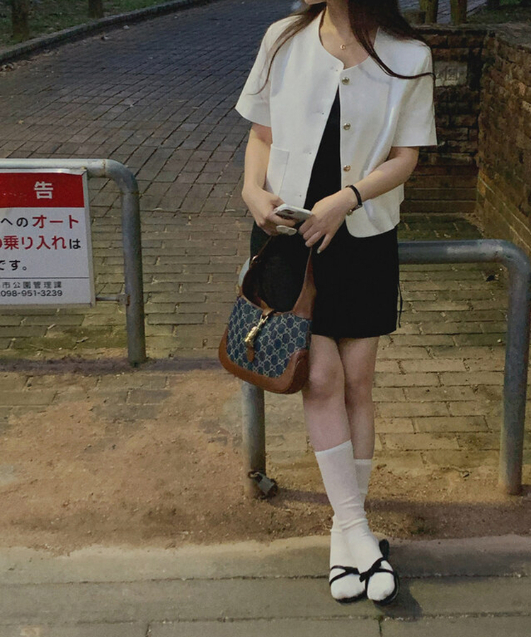 シースルーサマーリブソックス IVORY