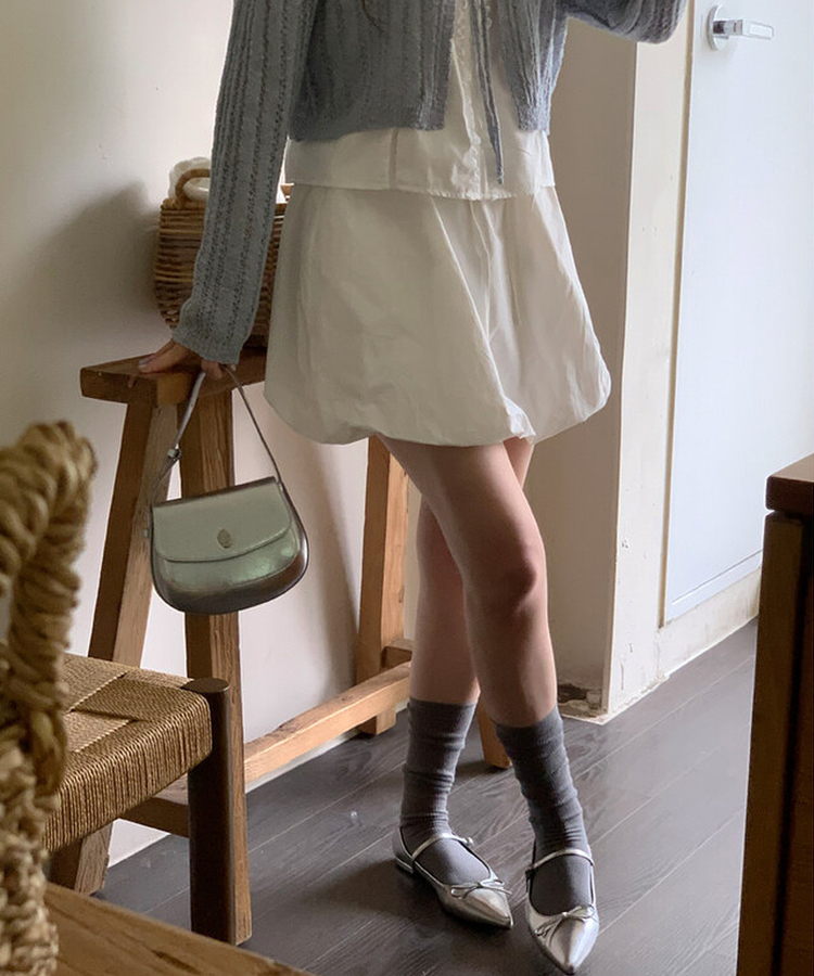 シースルーサマーリブソックス GRAY