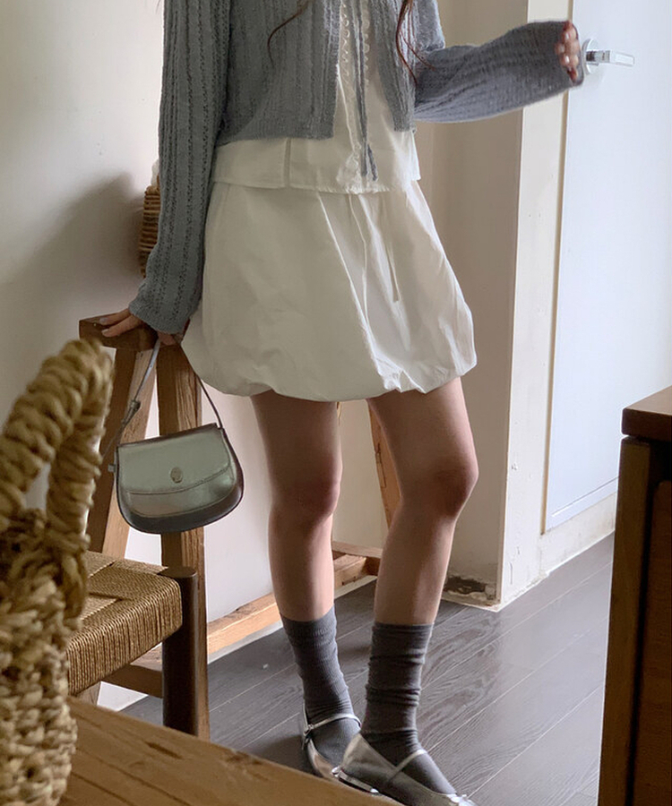 シースルーサマーリブソックス GRAY