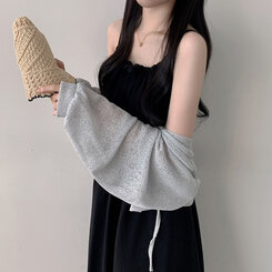 ロングワンピース リボンバンディングノースリーブロングワンピース BLACK