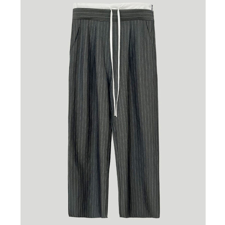 海外 c-boy 3Dknit 80's style ストライプ スラックス L 海外 c-boy 3Dknit 80's style ストライプ スラックス L