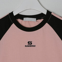 半袖Tシャツ ベーシックセミクロップラグラン半袖Tシャツ