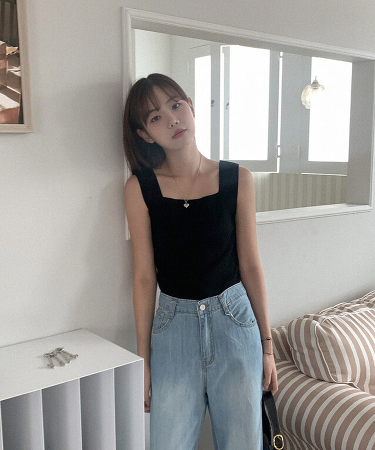 ツーウェイサマーニットノースリーブ5色｜ニット｜韓国ファッション