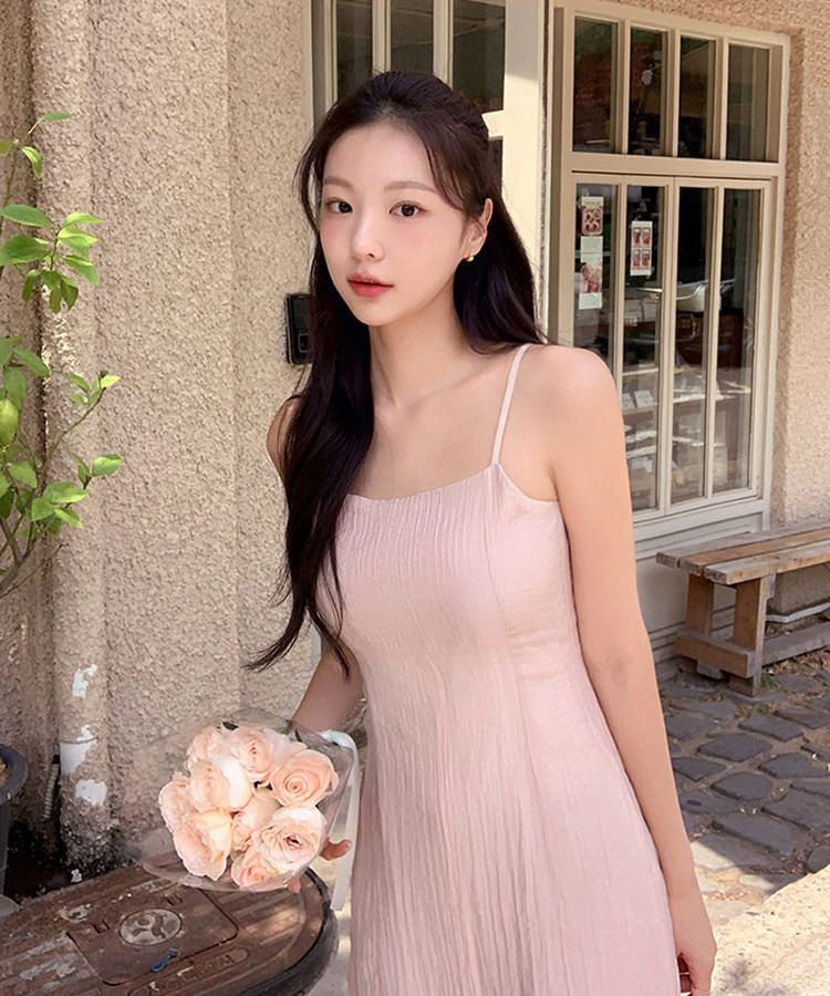 DEAL FROM JAPAN ノースリーブミニワンピース シュシュ付き アシンメトリー サテンミニワンピース FX25L120