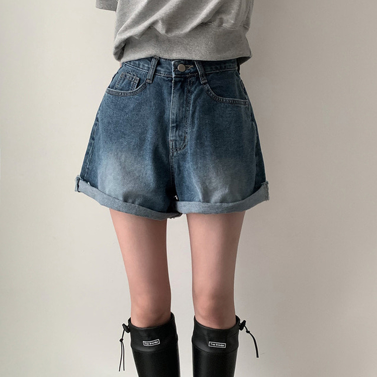 DIANTEロールアップショートパンツ Roll up denim short pants | DIANTÉ (ディアンテ)公式通販サイト