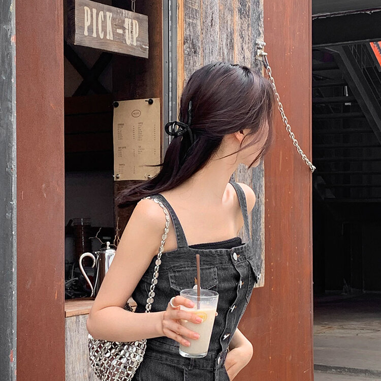 ヘアクリップ BLACK