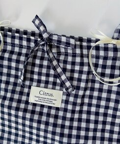 バッグ チェックショルダーエコバッグ