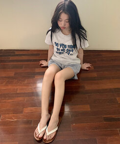ブーツ サマーシンプルフラットサンダル WHITE