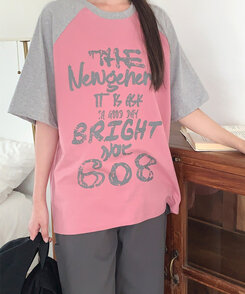 半袖Tシャツ ブライトラグラン半袖Tシャツ MELANGE GRAY
