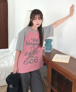 半袖Tシャツ ブライトラグラン半袖Tシャツ MELANGE GRAY