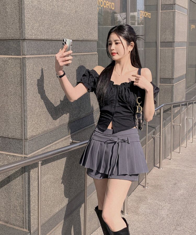 h.NAOTO Blood プリーツ ラップ スカート h.NAOTO Blood プリーツ ラップ スカート h.NAOTO Blood