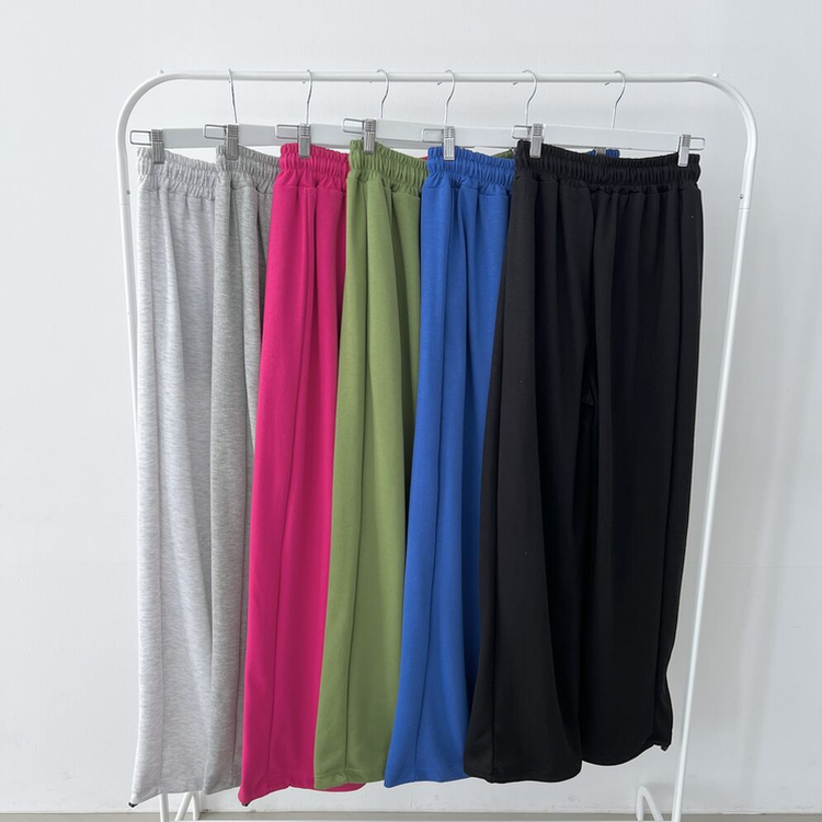 투웨이 워터밤 밑단스트링 트레이닝 와이드 롱팬츠