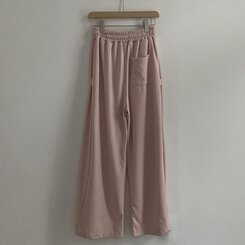 비어 사이드스냅 비죠 버튼 롱와이드 트레이닝 추리닝 밴딩팬츠 9color