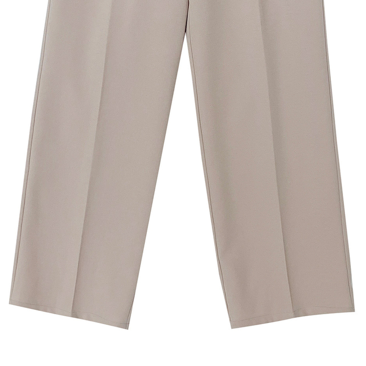 【SHORT/BASIC/LONG 丈別】バンディングツーピンタックワイドスラックス