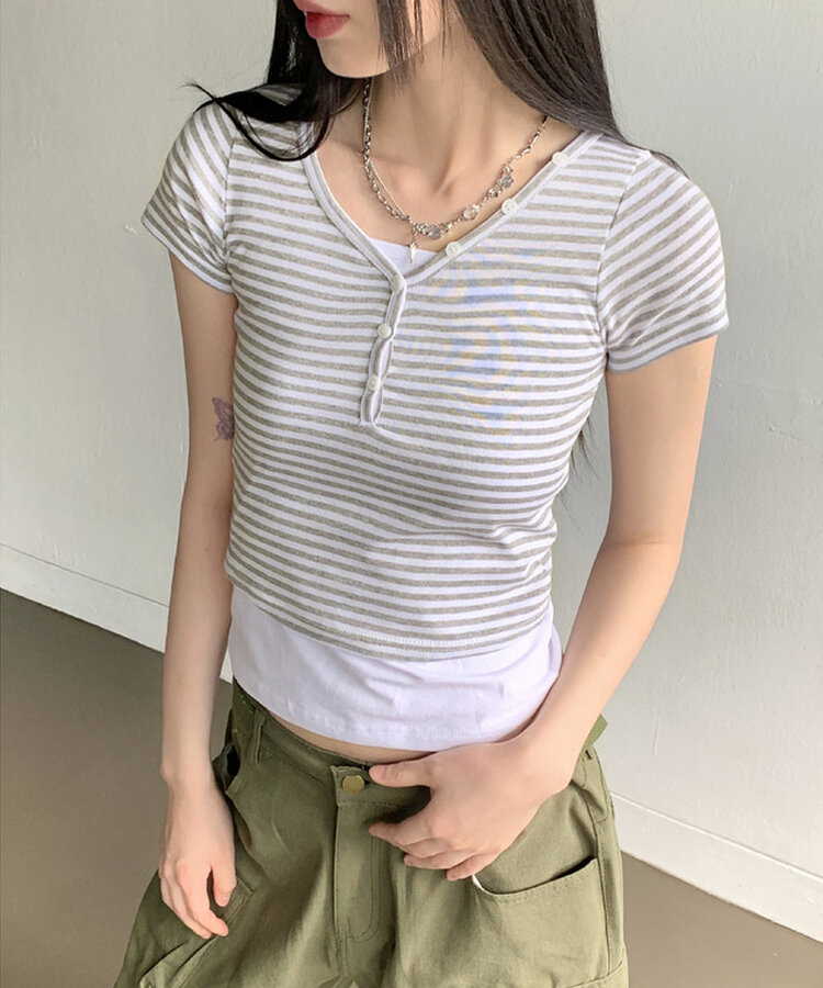 スメットビーズチェーンシルバーネックレス SILVER