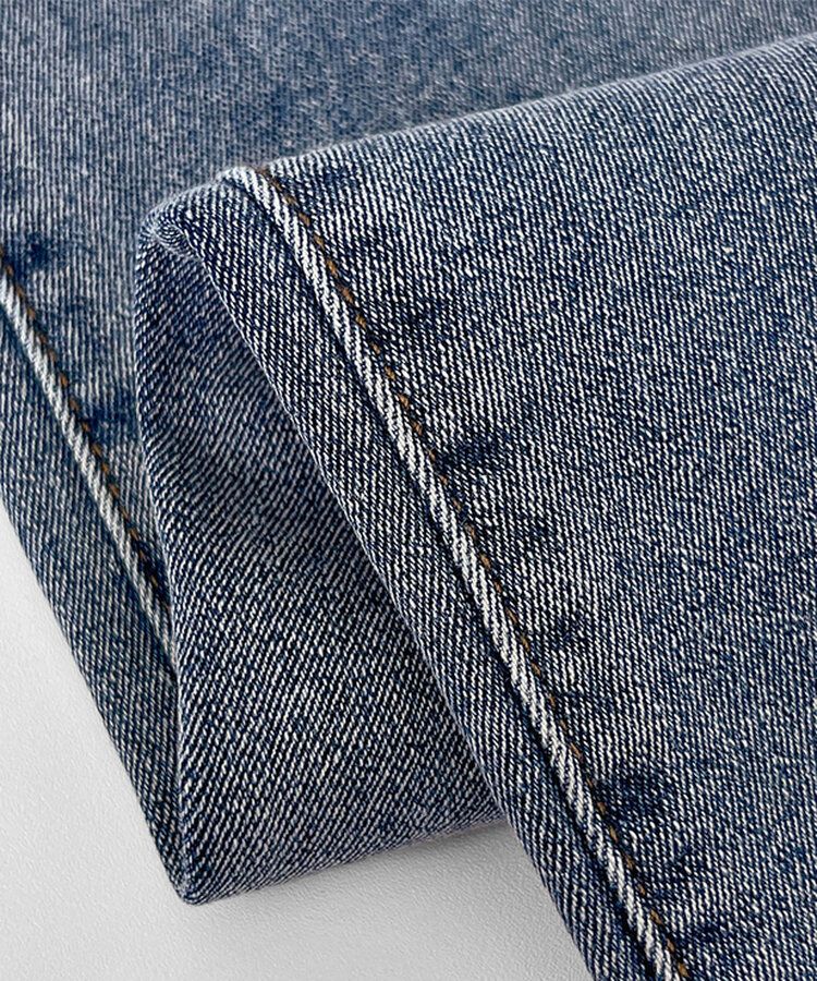 【SHORT/BASIC/LONG 丈別】ツーボタンビンテージブーツカットスパンデニムパンツ5色