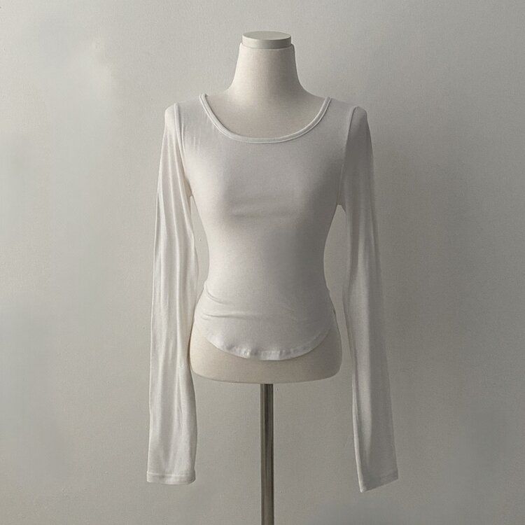 내가 찾던 여리핏 부드러운 무지 굴림 긴팔티셔츠 5color