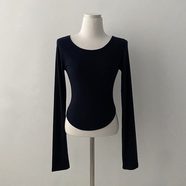 내가 찾던 여리핏 부드러운 무지 굴림 긴팔티셔츠 5color