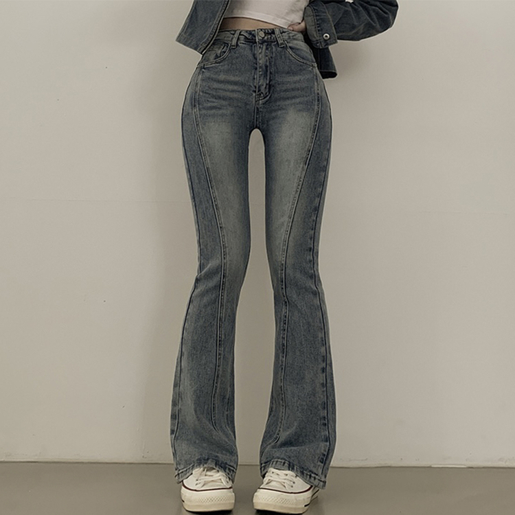 체형커버 스판굿 리얼 인생핏 워싱 절개 부츠컷 편한 청바지 키큰녀 키작녀 빅사이즈 연청