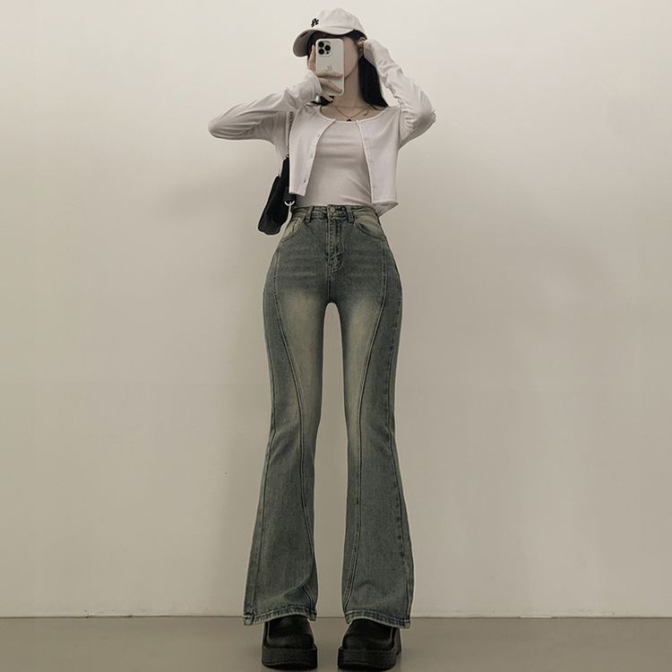 체형커버 스판굿 리얼 인생핏 워싱 절개 부츠컷 편한 청바지 키큰녀 키작녀 빅사이즈 진청