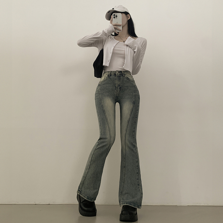 체형커버 스판굿 리얼 인생핏 워싱 절개 부츠컷 편한 청바지 키큰녀 키작녀 빅사이즈 진청