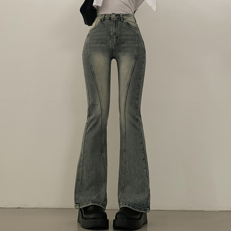 체형커버 스판굿 리얼 인생핏 워싱 절개 부츠컷 편한 청바지 키큰녀 키작녀 빅사이즈 진청