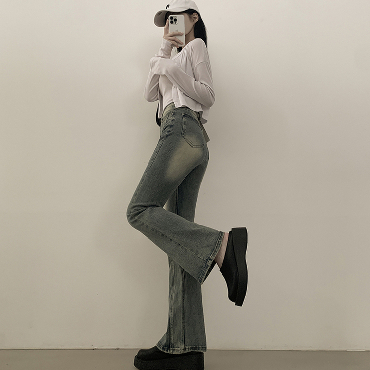 체형커버 스판굿 리얼 인생핏 워싱 절개 부츠컷 편한 청바지 키큰녀 키작녀 빅사이즈 진청