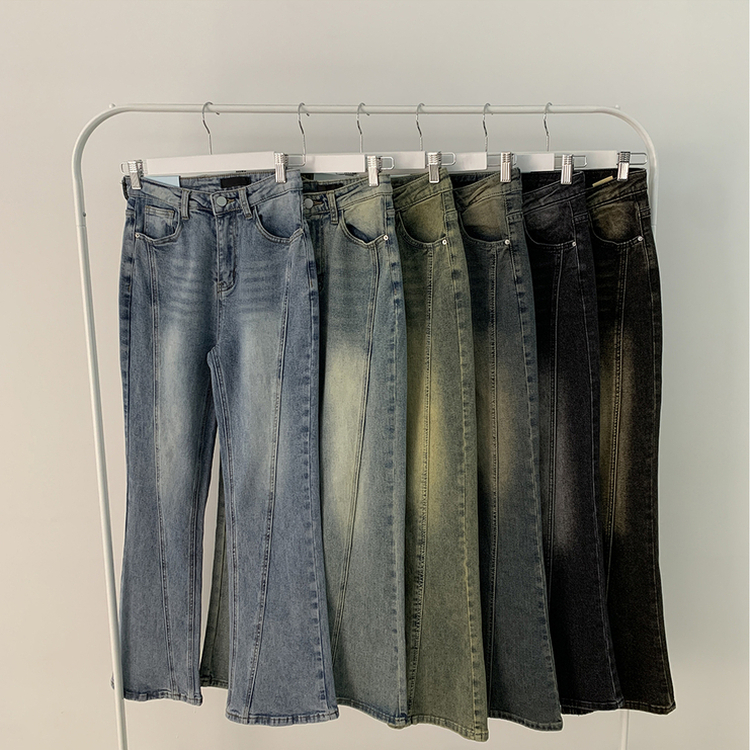 체형커버 스판굿 리얼 인생핏 워싱 절개 부츠컷 편한 청바지 키큰녀 키작녀 빅사이즈