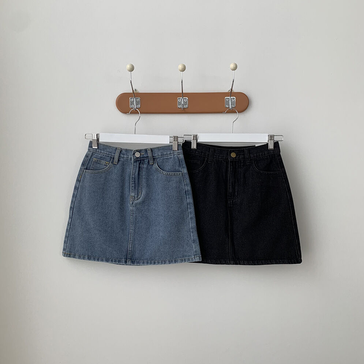 투웨이 데님 크롭자켓 미니스커트 투피스 세트 꽃놀이 나들이 소풍 데이트룩 청청 벚꽃룩 셋업