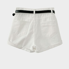 【 ベルト】ロールアップシンプルショートパンツ