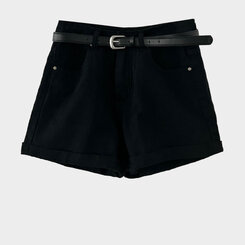 【 ベルト】ロールアップシンプルショートパンツ