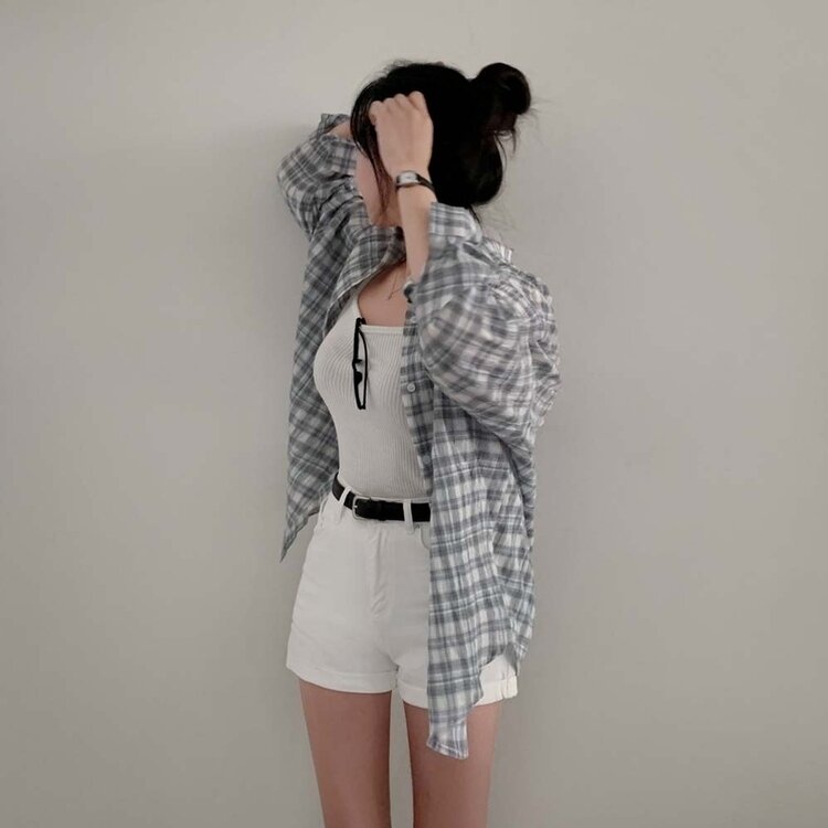 【 ベルト】ロールアップシンプルショートパンツ WHITE