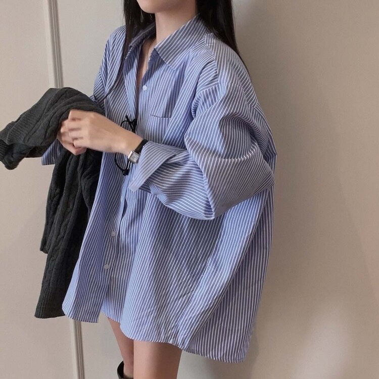 코지 보호본능 오버핏 셔츠원피스 2color 소라