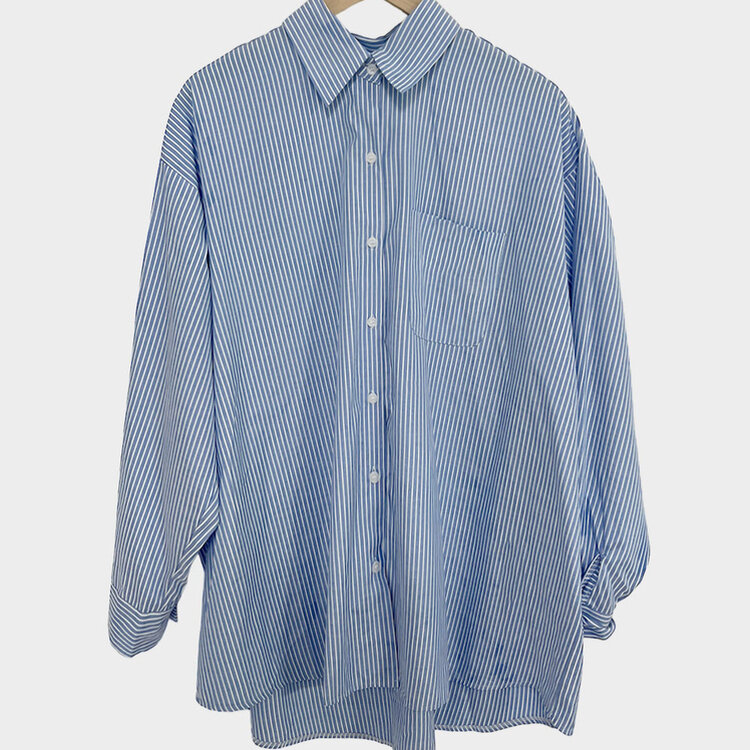 코지 보호본능 오버핏 셔츠원피스 2color