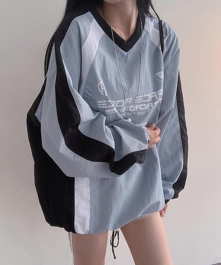 ナイロンレーシングトレーナー｜スウェット｜韓国ファッション通販 SONA