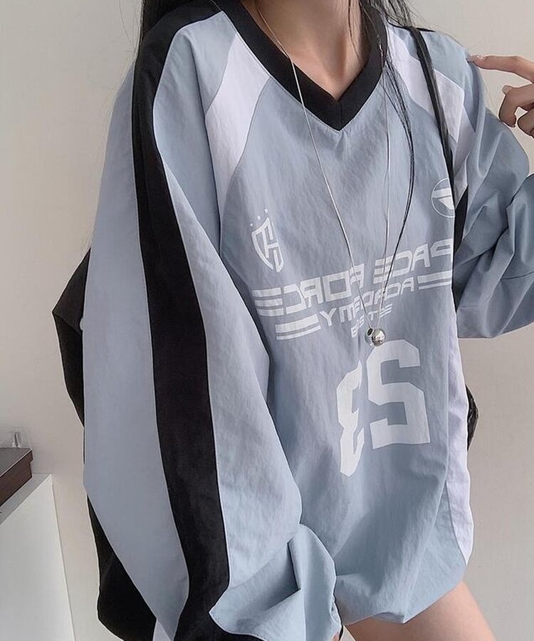 ナイロンレーシングトレーナー｜スウェット｜韓国ファッション通販 SONA