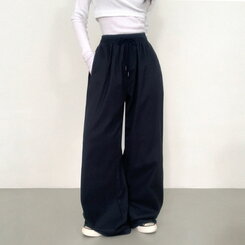 【SHORT/BASIC/LONG 丈別】2WAYオーバーフィットワイドパンツ CHARCOAL