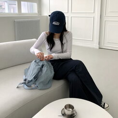 【SHORT/BASIC/LONG 丈別】2WAYオーバーフィットワイドパンツ CHARCOAL