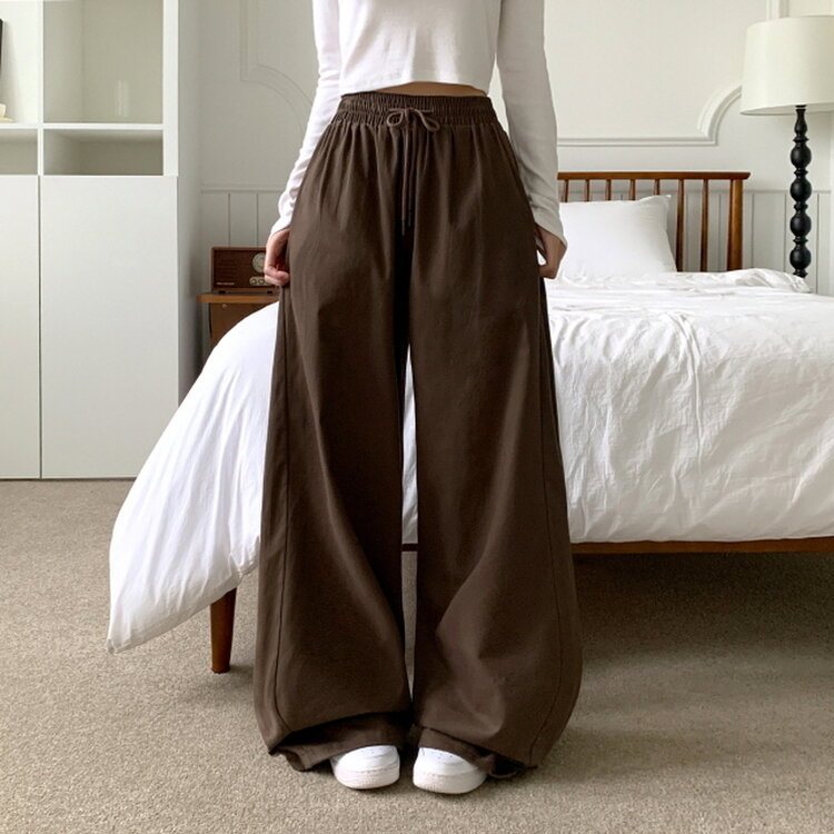 【SHORT/BASIC/LONG 丈別】2WAYオーバーフィットワイドパンツ DARK BROWN