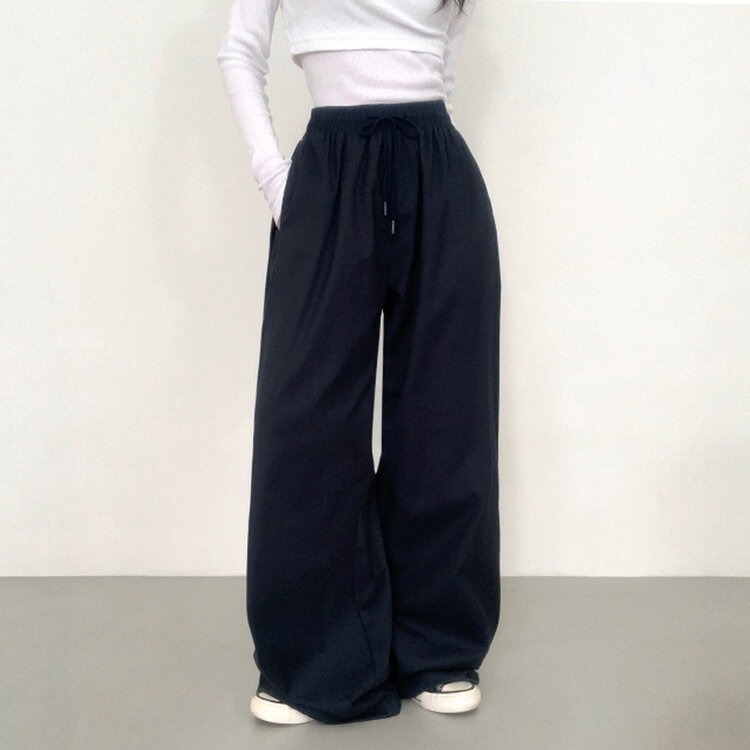 【SHORT/BASIC/LONG 丈別】2WAYオーバーフィットワイドパンツ CHARCOAL