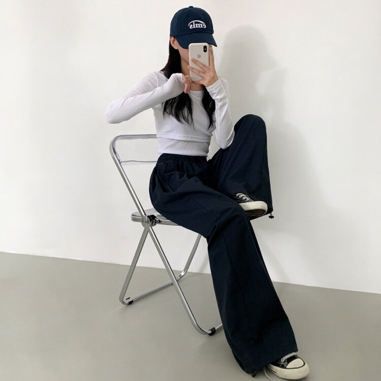 【SHORT/BASIC/LONG 丈別】2WAYオーバーフィットワイドパンツ CHARCOAL