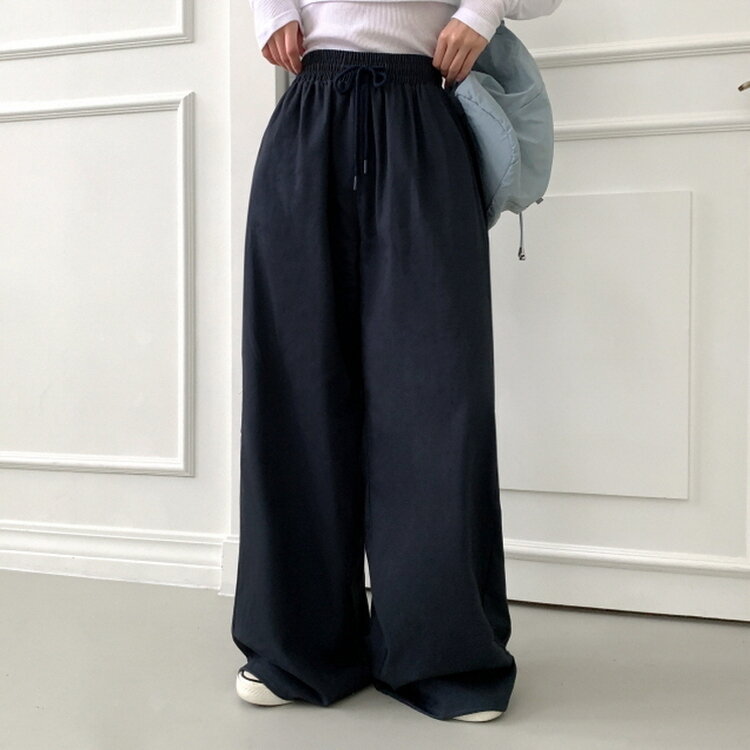 【SHORT/BASIC/LONG 丈別】2WAYオーバーフィットワイドパンツ CHARCOAL