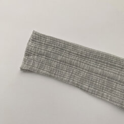 스킨스 원숄더 어깨 트임 레이어드 시스루 여름 긴팔 니트 티셔츠 2color