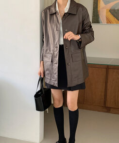 【+ベルト】ピンタックプリーツミニスカート BLACK