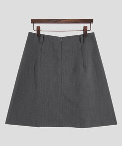 【+ベルト】ピンタックプリーツミニスカート