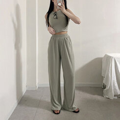 トレーニングセット 【SET】スリムフィットキャミソール トレーニングパンツ KHAKI