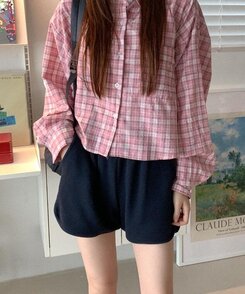 ショートパンツ ワッフルバンディングショートパンツ NAVY