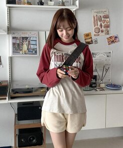 ショートパンツ ワッフルバンディングショートパンツ CREAM