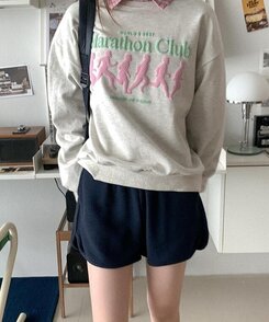 ショートパンツ ワッフルバンディングショートパンツ NAVY